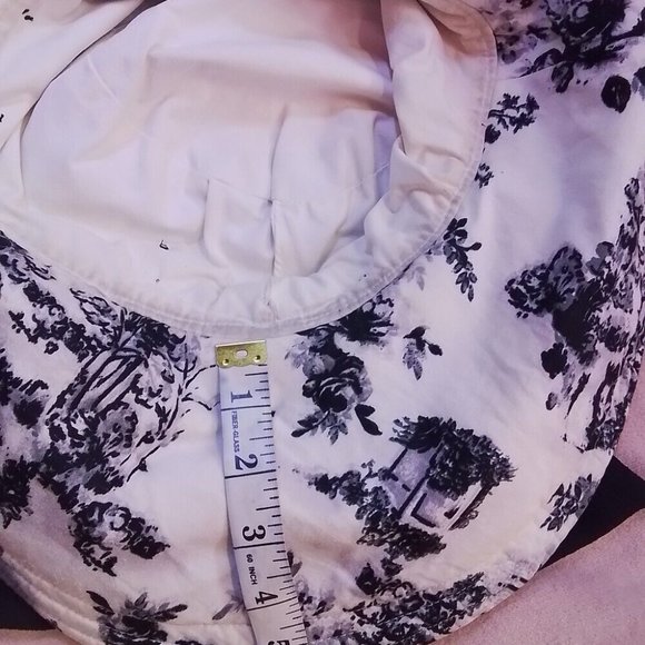 Lack And White Hat Large Rim Romantic 1900 Century Sean One Of A Kind H - Picture 14 of 16